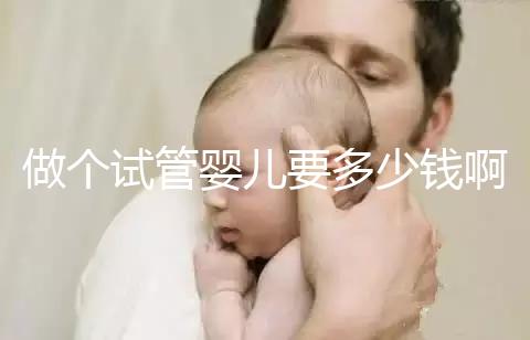 做個試管嬰兒要多少錢啊(做個試管嬰兒要多少錢啊費用)