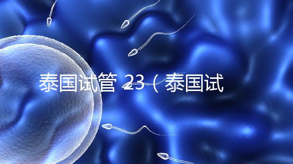 泰國試管 23(泰國試管 23對)