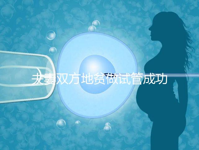 夫妻雙方地貧做試管成功率怎么樣戳，3大案例揭開真相