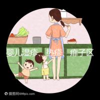 嬰兒濕疹、熱疹、痱子區別大,辨別起來很簡單