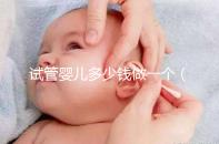 試管嬰兒多少錢做一個（試管嬰兒多少錢做一個胚胎）